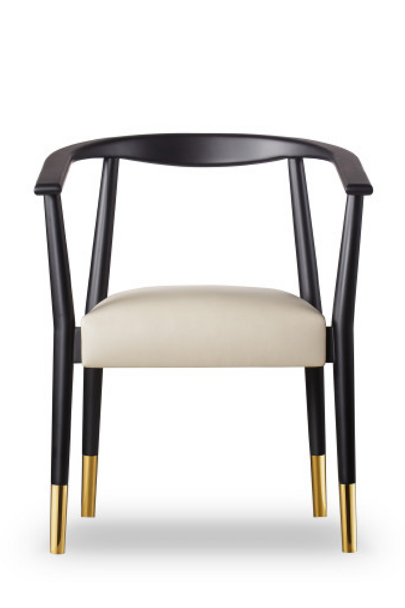 Matt Black Skandi Dining Chair | Andrew Martin Soho | Oroatrade.com