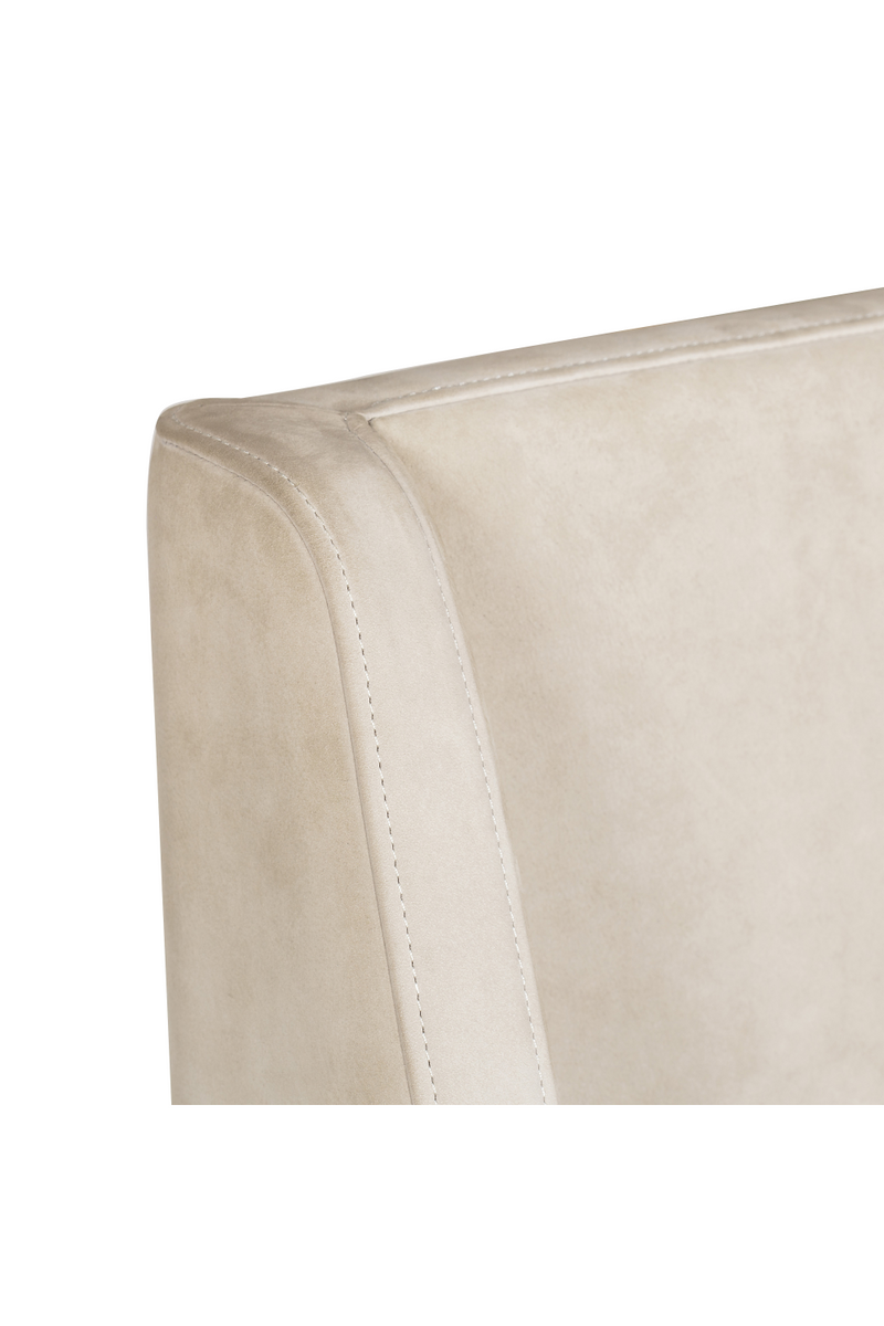 Beige Leather Dining Chair | Andrew Martin Maddison | Oroatrade.com