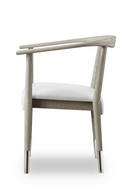 White Leather Upholstered Skandi Dining Chair | Andrew Martin | OROATRADE