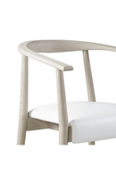White Leather Upholstered Skandi Dining Chair | Andrew Martin | OROATRADE