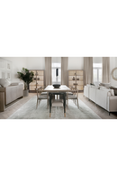 White Leather Upholstered Skandi Dining Chair | Andrew Martin | OROATRADE