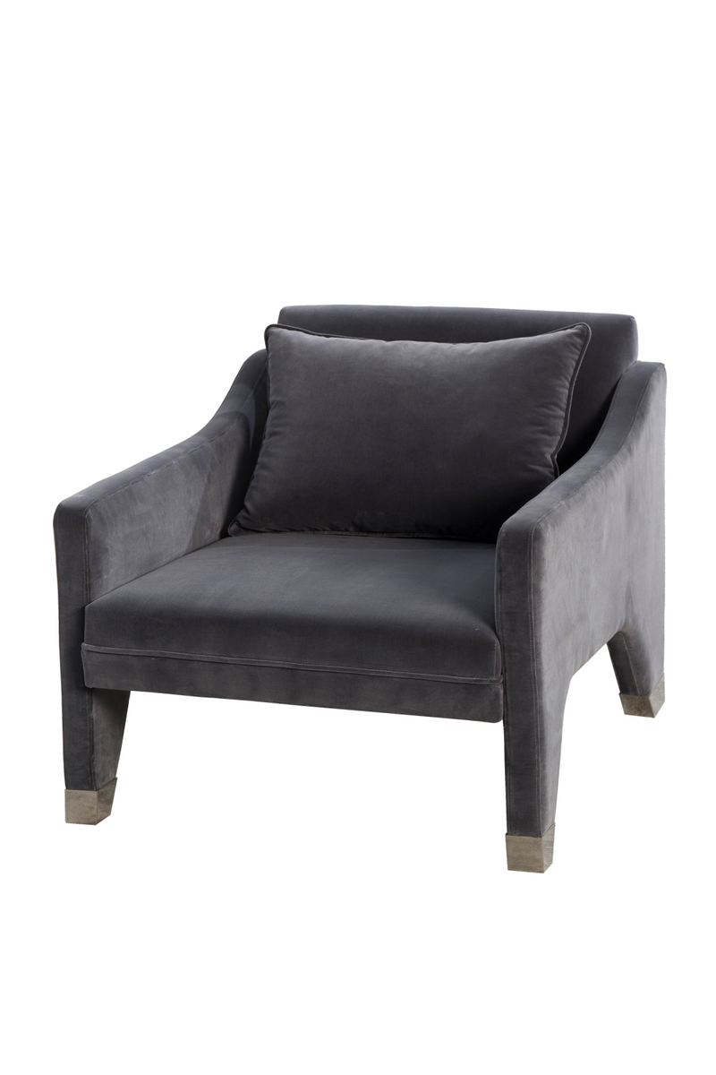 Velvet Upholstered Occasional Chair | Andrew Martin Lyndon | Oroatrade.com