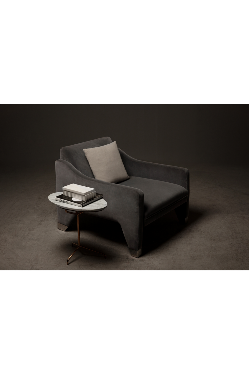 Velvet Upholstered Occasional Chair | Andrew Martin Lyndon | Oroatrade.com