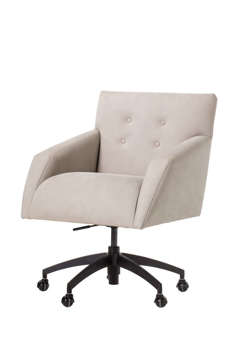 Gray Leather Office Chair | Andrew Martin Kelly | Oroatrade.com