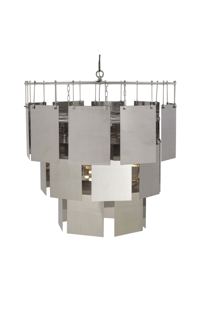 Stainless Steel Sheets Chandelier L | Andrew Martin Marilyn | OROATRADE