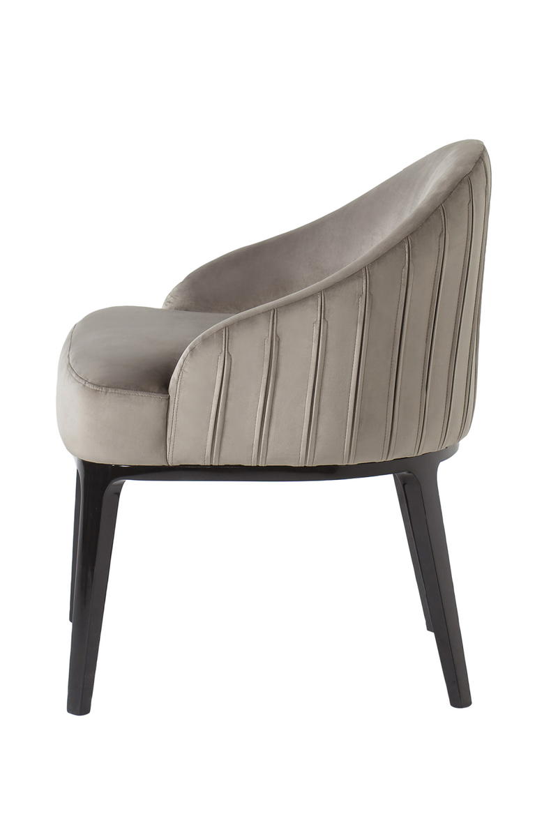 Gray Upholstery Low-Back Dining Chair | Andrew Martin Cersie | OROATRADE