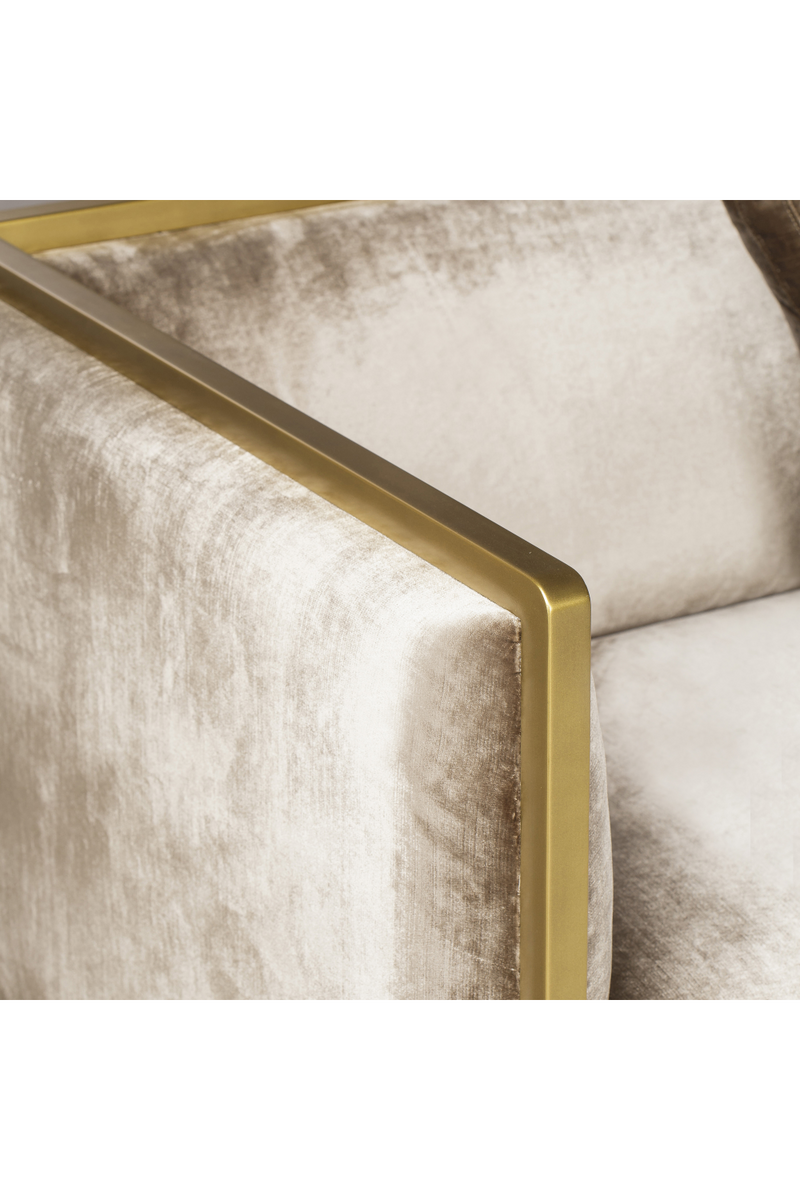 Moki Fabric Upholstered Sofa L | Andrew Martin Jeeves | OROATRADE