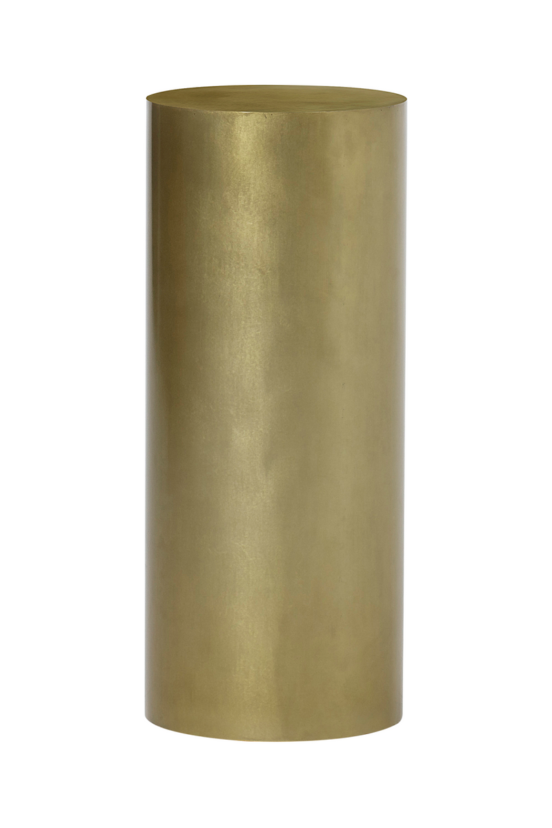 Aged Brass Cylindrical Accent Table T | Andrew Martin Maxwell | OROATRADE