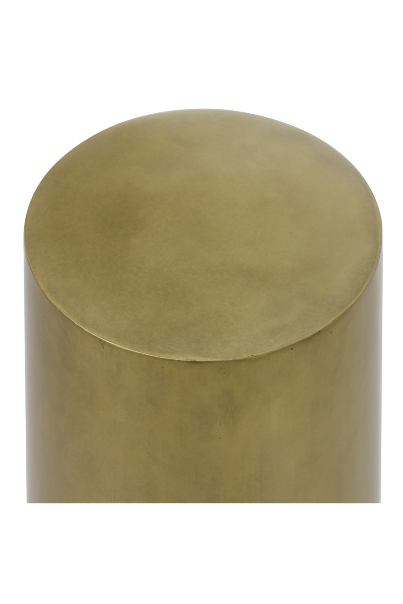 Aged Brass Cylindrical Accent Table T | Andrew Martin Maxwell | OROATRADE