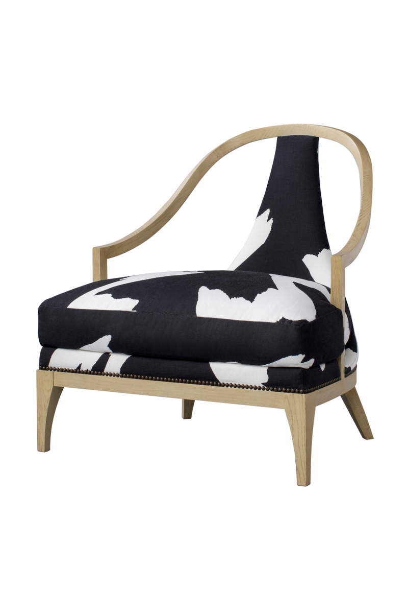Linen Upholstery Fluted Back Chair | Andrew Martin Ava | OROATRADE