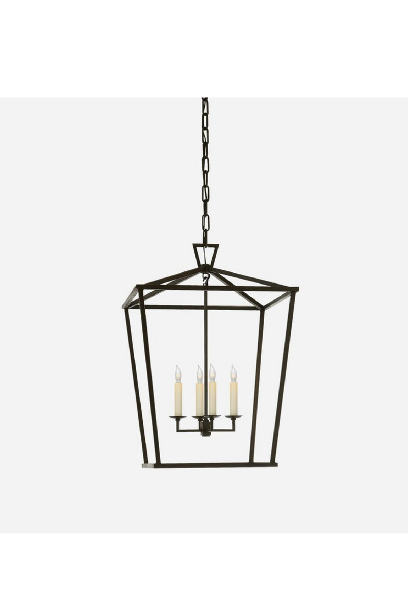 Black Lantern Pendant Lamp | Andrew Martin Darlana | Oroatrade.com