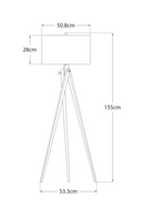 Rustic Floor Lamp | Andrew Martin Tripod | Oroatrade.com