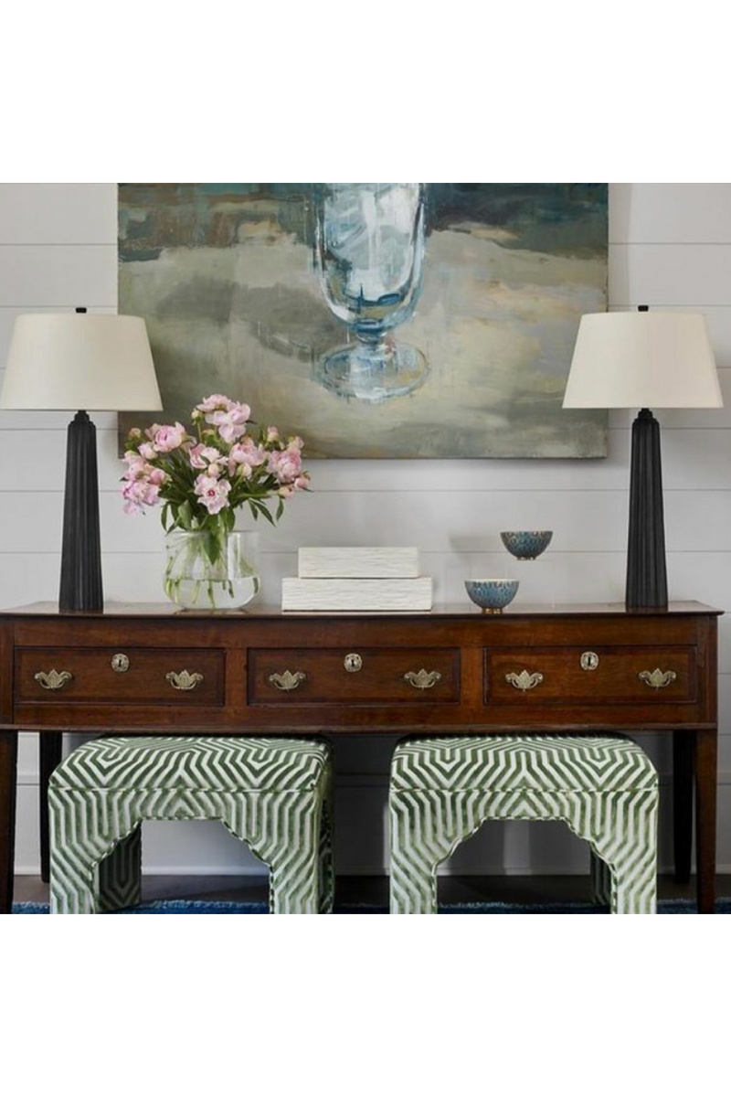Art Deco Table Lamp | Andrew Martin Fluted Spire | Oroatrade