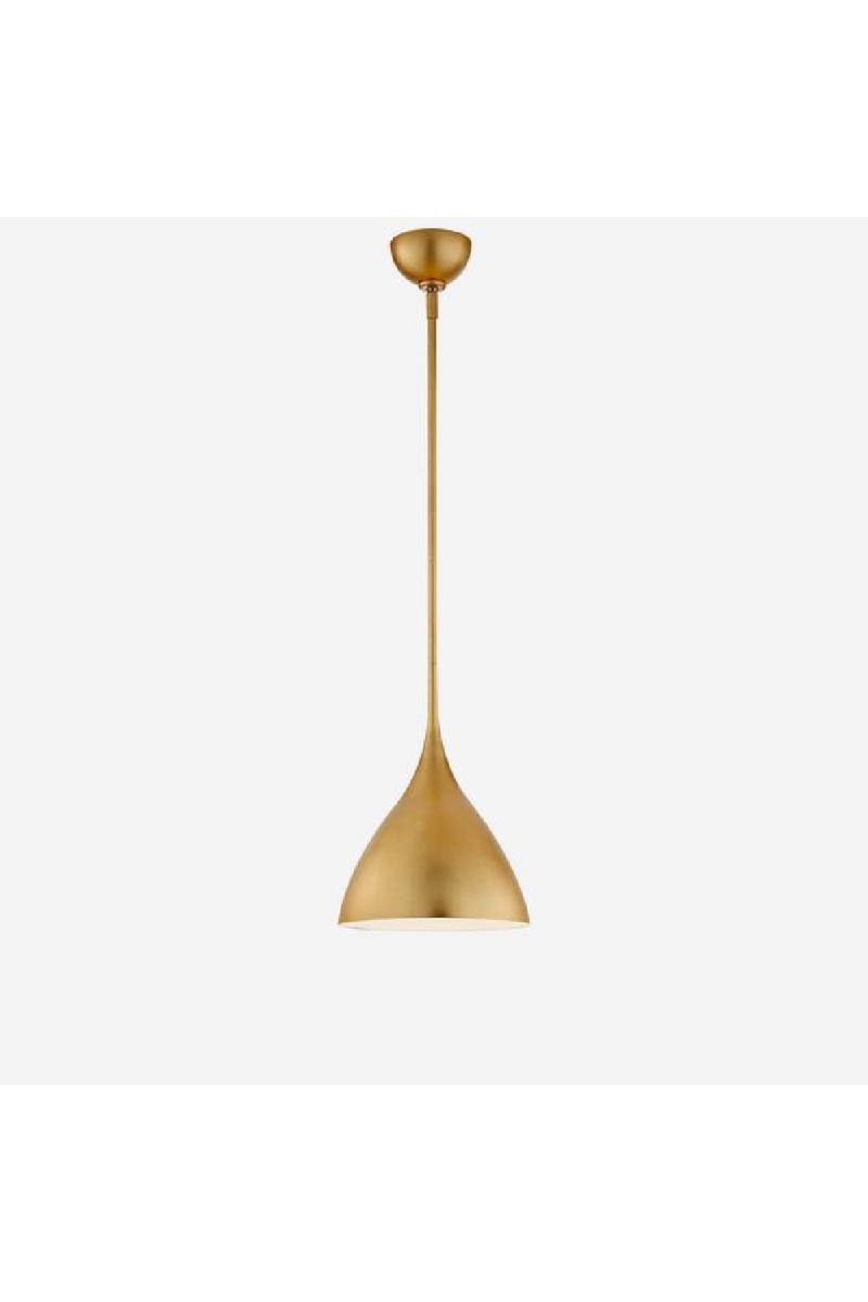 Gold and White Pendant Light - M | Andrew Martin Agnes | OROATRADE