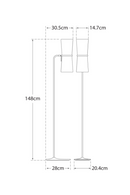 Antique Brass Floor Lamp | Andrew Martin Clarkson | OROATRADE