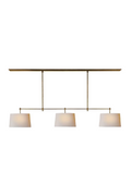 Brass Bar Paper Shade Pendant Light L | Andrew Martin | OROATRADE.com