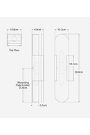 Elongated Alabaster Wall Light | Andrew Martin Melange | Oroatrade.com