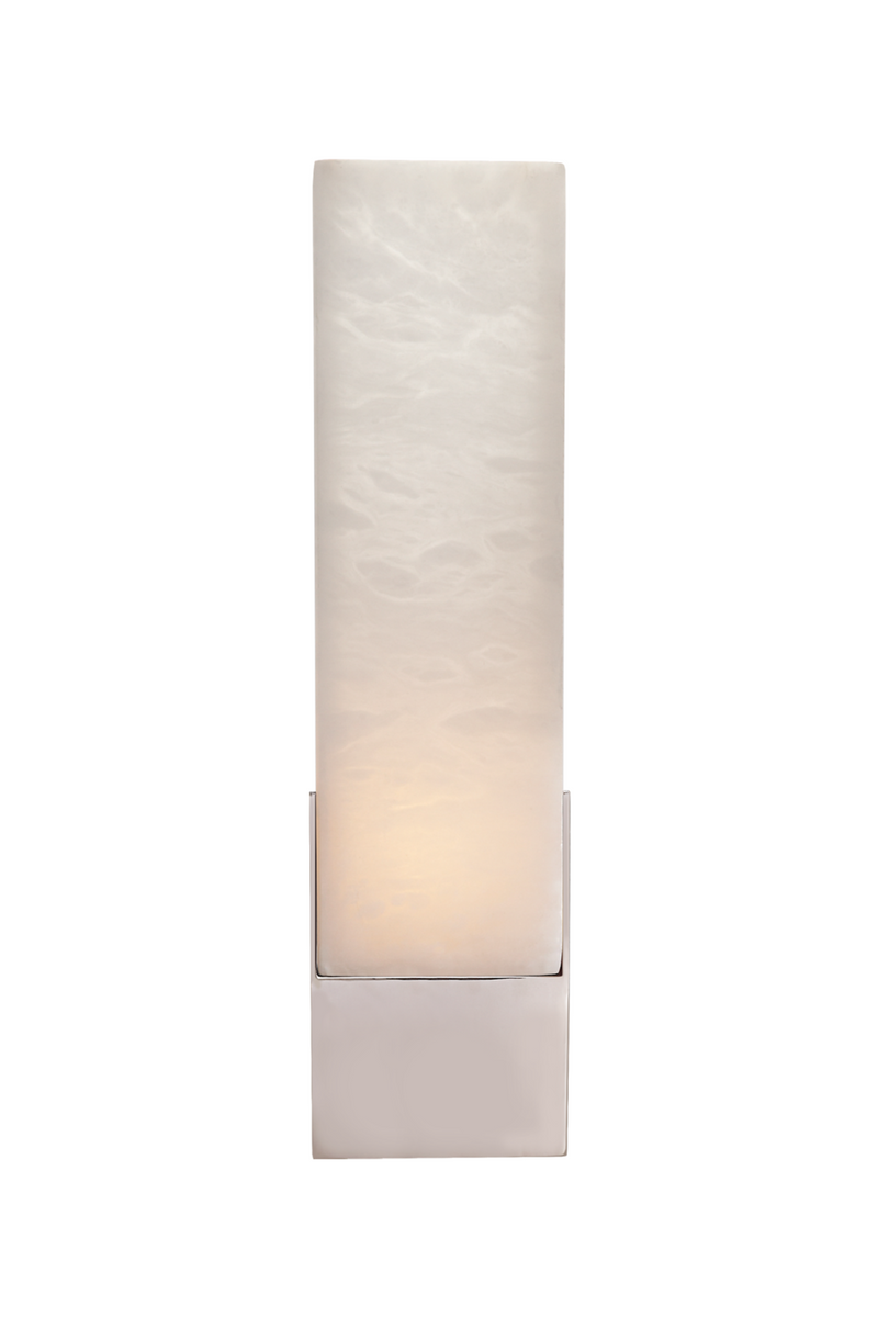 Polished Nickel Frosted Glass Wall Light | Andrew Martin Covet | OROATRADE