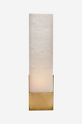 Antique Brass Frosted Glass Wall Light | Andrew Martin Covet | OROATRADE