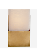 Antique Brass Frosted Glass Wall Light | Andrew Martin Covet | OROATRADE