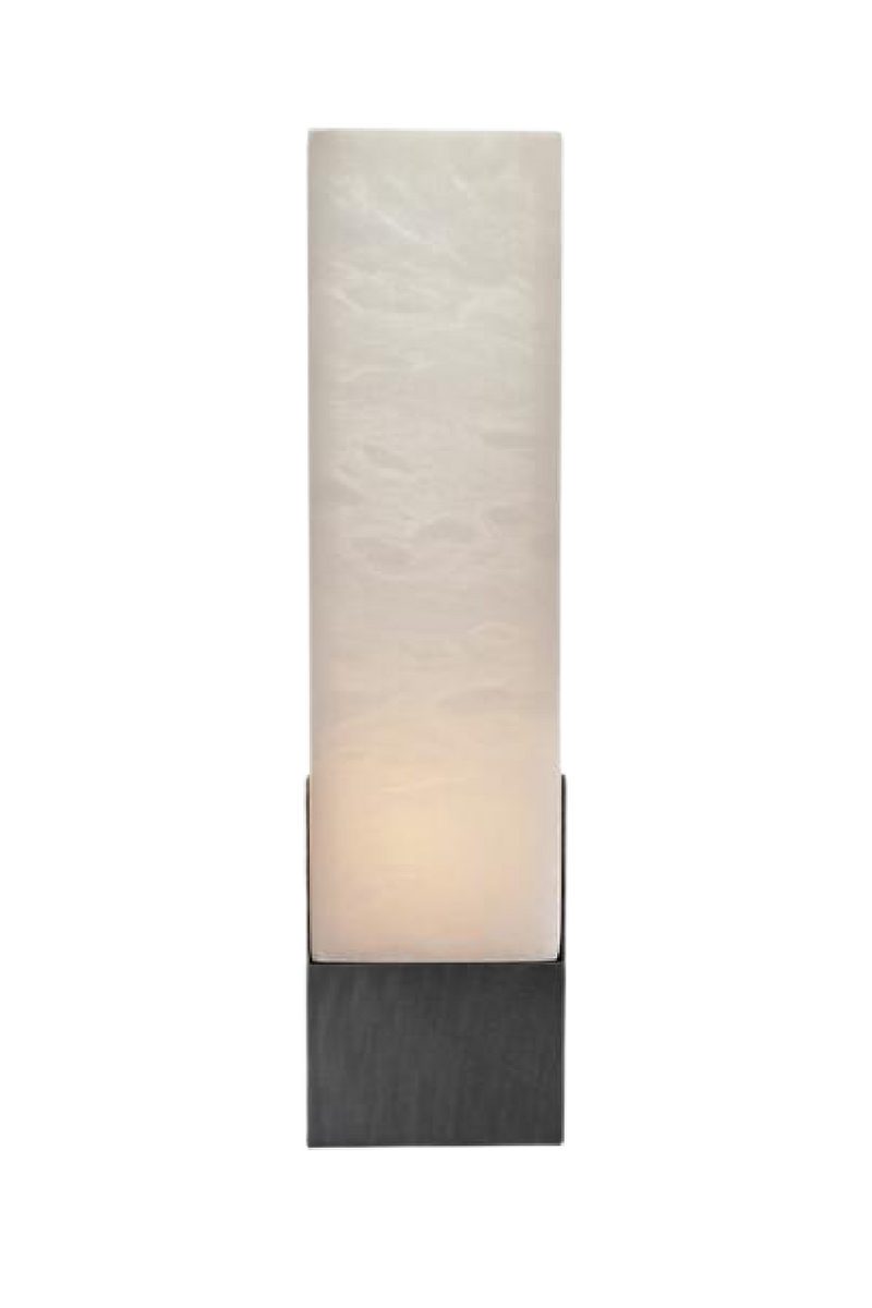 Antique Brass Frosted Glass Wall Light | Andrew Martin Covet | OROATRADE