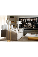 Four Linen Shades Modern Floor Lamp | Andrew Martin | OROATRADETRADE.com