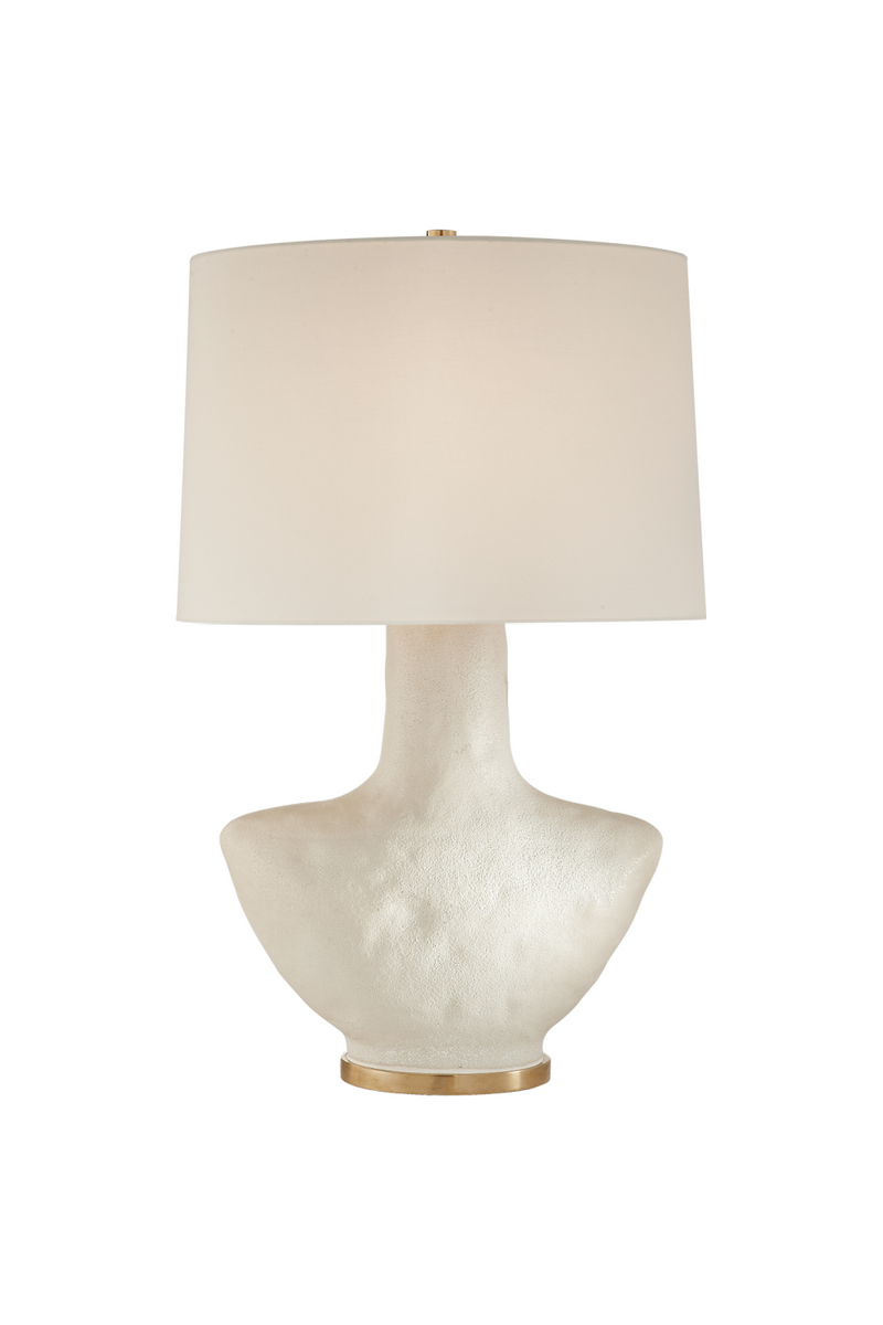 White Ceramic Table Lamp | Andrew Martin Armato | OROATRADE