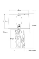 Wood Base Table Lamp | Andrew Martin Sierra | OROATRADETRADE.com
