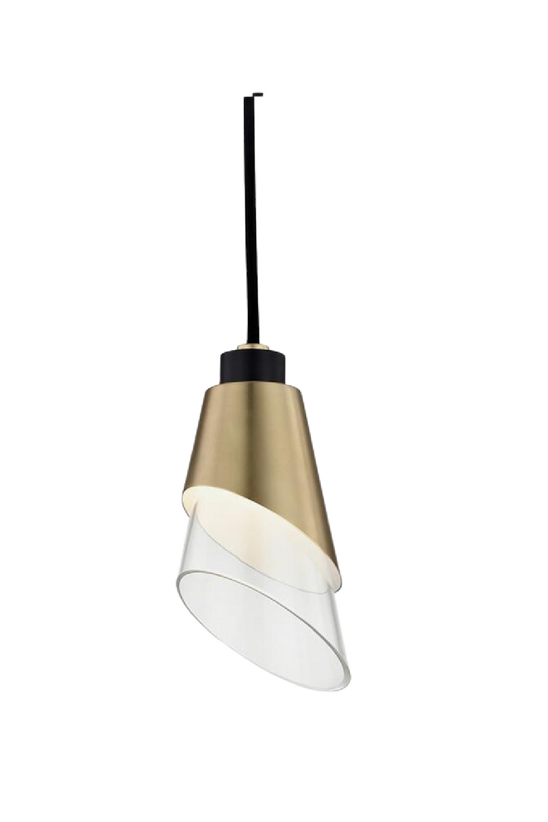 Curved Cone Shade Pendant Light | Andrew Martin Angie | OROATRADE