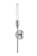 Polished Nickel Elongated Bulb Wall Light | Andrew Martin Tara | OROATRADETRADE.com