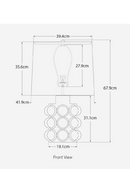 Crackled Ceramic Table Lamp | Andrew Martin Vedra | Oroatrade.com