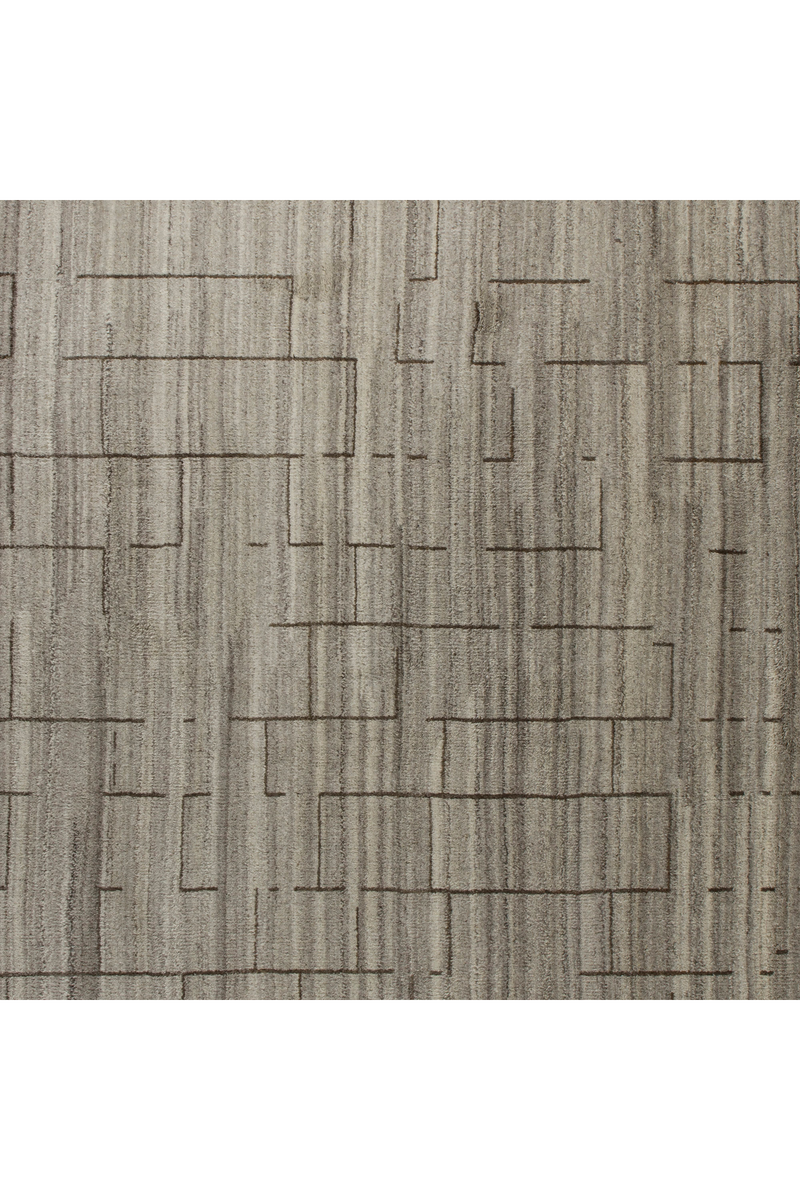 Dark Gray Wool Rug 8' x 10' | Andrew Martin Abohar | OROATRADE