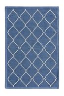 Geometric Print Cotton Rug | Andrew Martin Trellis | Oroatrade