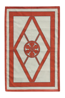 Geometric Handwoven Cotton Rug | Andrew Martin Grove | Oroatrade