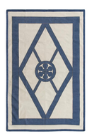 Geometric Handwoven Cotton Rug | Andrew Martin Grove | Oroatrade