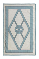 Geometric Handwoven Cotton Rug | Andrew Martin Grove | Oroatrade