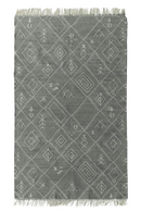 Geometric Design Fringed Outdoor Rug | Andrew Martin | Oroatrade
