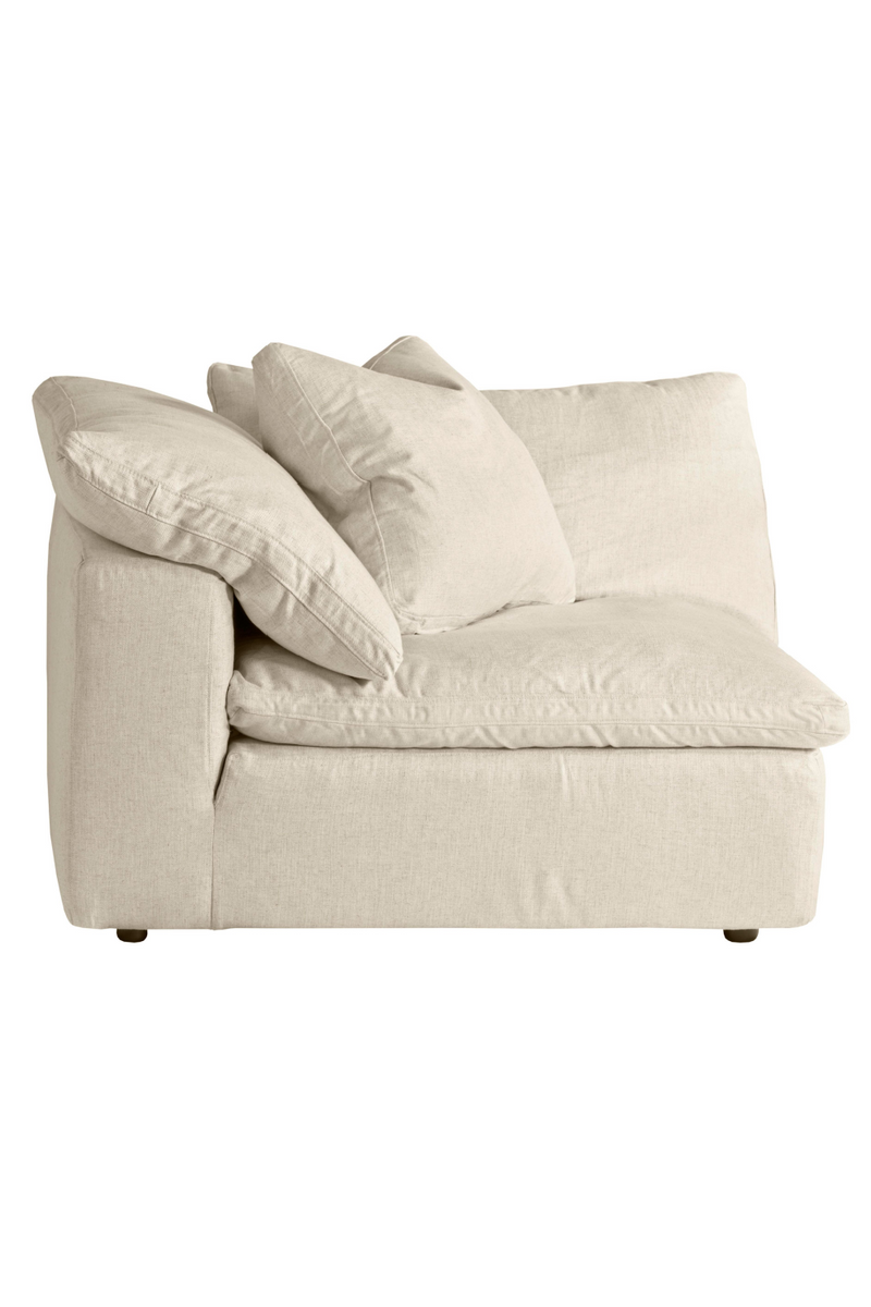 Ivory Linen Sectional Sofa L | Andrew Martin Truman | OROATRADE