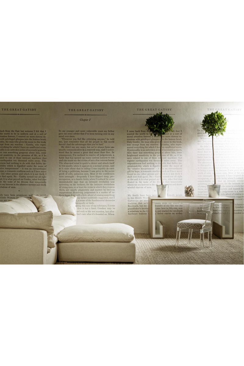 Ivory Linen Sectional Sofa Jnr | Andrew Martin Truman | OROATRADE