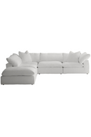 Chalk White Linen Sectional Sofa L | Andrew Martin Truman | OROATRADE