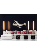 Chalk White Linen Sectional Sofa L | Andrew Martin Truman | OROATRADE