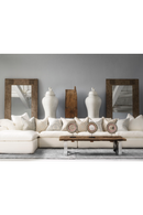 Chalk White Linen Sectional Sofa L | Andrew Martin Truman | OROATRADE