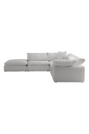 Chalk White Linen Sectional Sofa L | Andrew Martin Truman | OROATRADE