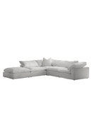 Chalk White Linen Sectional Sofa L | Andrew Martin Truman | OROATRADE