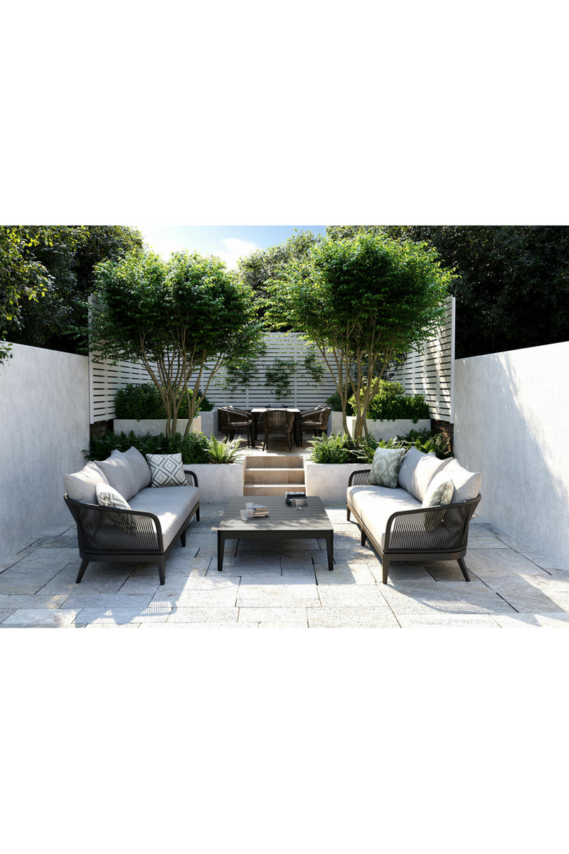 Curved Modern Outdoor Sofa | Andrew Martin Voyage