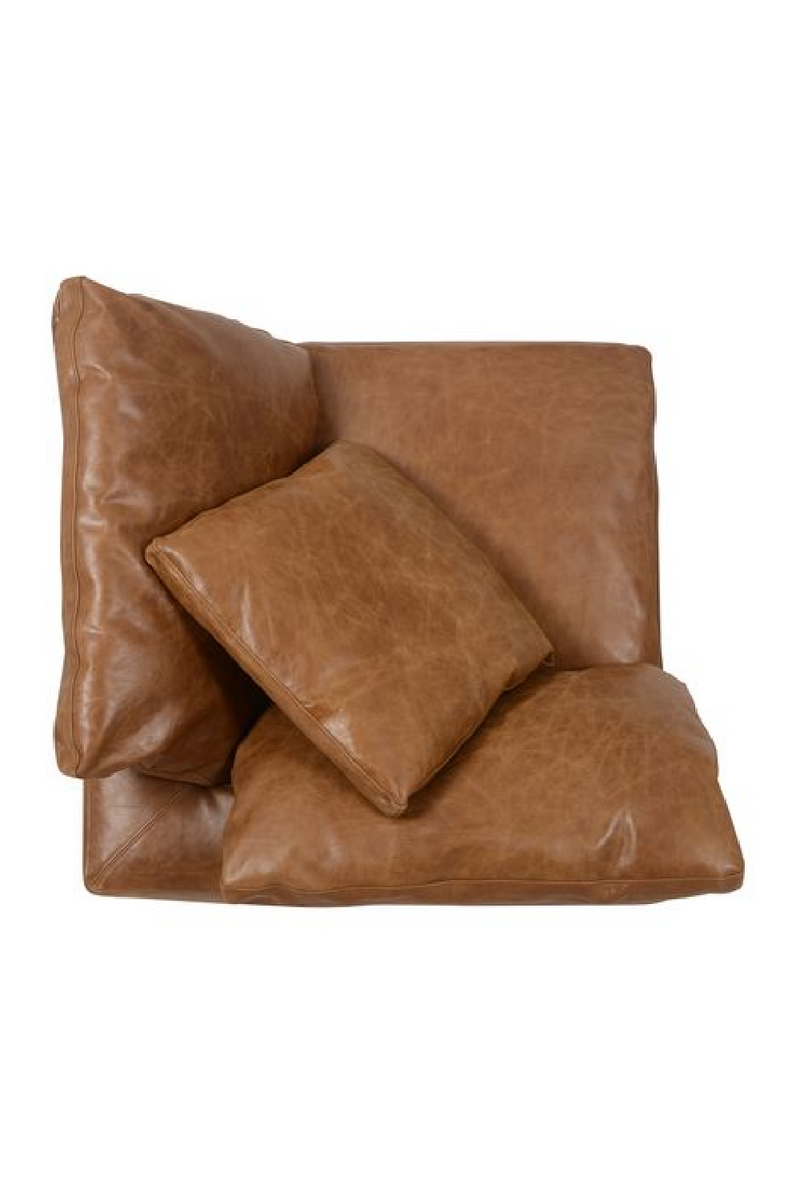 Camel Leather Sectional Sofa L | Andrew Martin Truman | Oroatrade.com