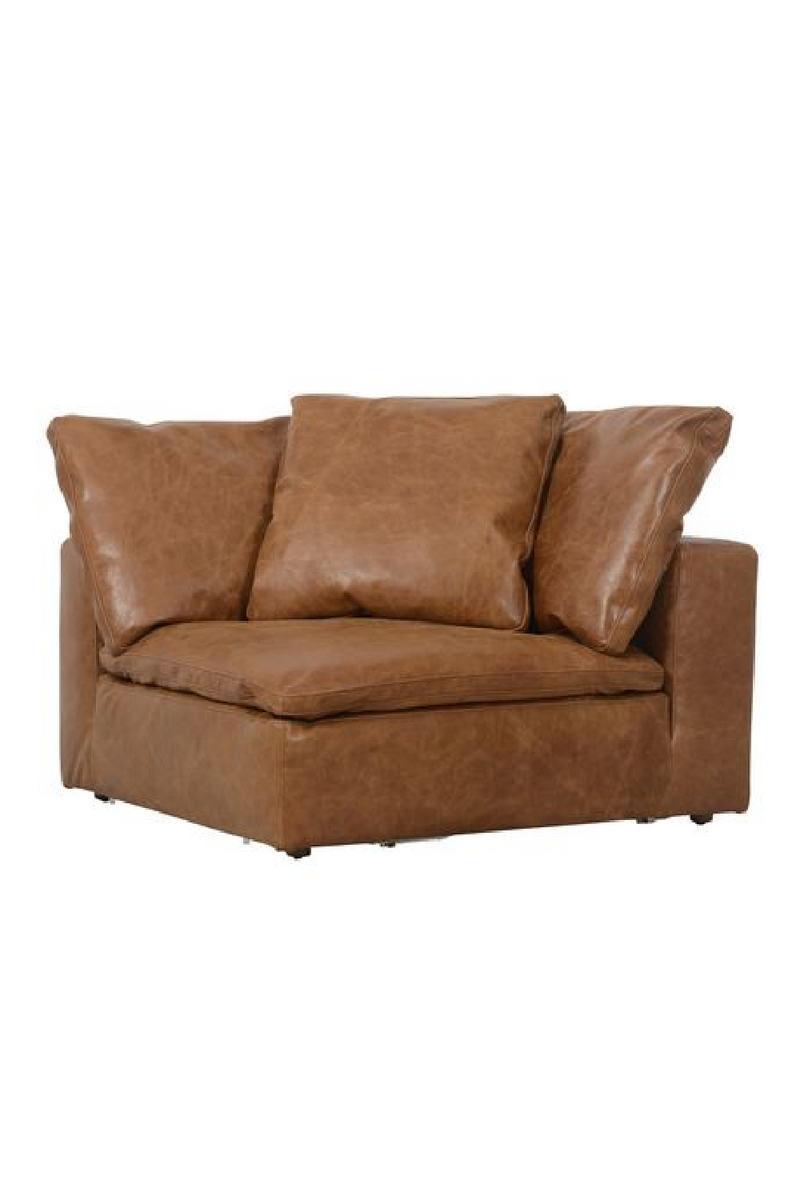 Camel Leather Sectional Sofa L | Andrew Martin Truman | Oroatrade.com