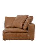 Camel Leather Sectional Sofa Jnr | Andrew Martin Truman | Oroatrade.com