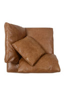 Camel Leather Sectional Sofa Jnr | Andrew Martin Truman | Oroatrade.com