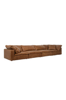Camel Leather Sectional Sofa Jnr | Andrew Martin Truman | Oroatrade.com